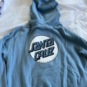 Santa cruz blue hoodie